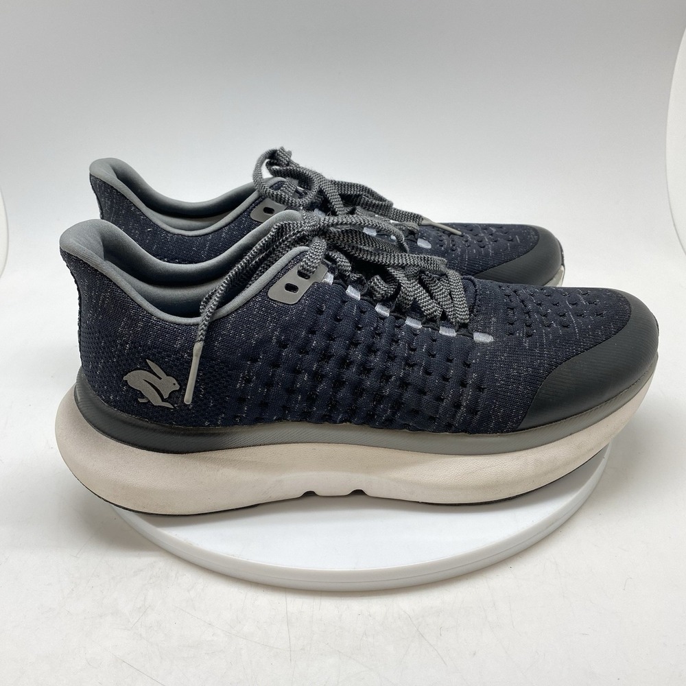 Rabbit Dream Chaser Womens 10 Black White Walking Running‎ Shoes Sneakers